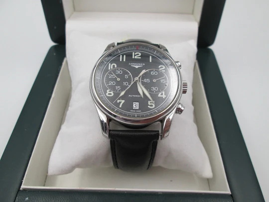 Longines Avigation Special Series chronograph. Steel. 2005's. Automatic