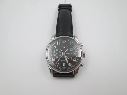 Longines Avigation Special Series chronograph. Steel. 2005's. Automatic