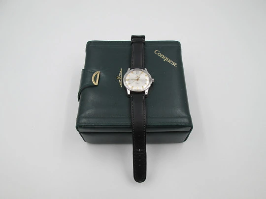 Longines Conquest Heritage. Steel. Automatic. Calendar. Original box