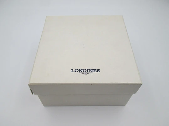 Longines Conquest. Steel. Automatic. Date. Square case. Bracelet. 1960's