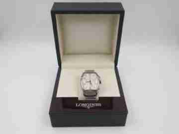 Longines Evidenza XL men's chronograph. Automatic. Stainless steel. Swiss made