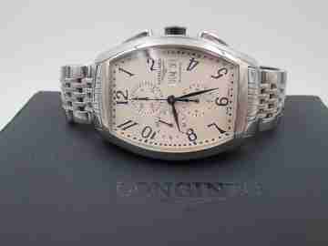 Longines Evidenza XL men's chronograph. Automatic. Stainless steel. Swiss made