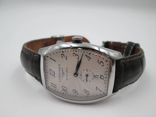 Longines Evidenza. Stainless steel. Automatic. Strap. Circa 2005