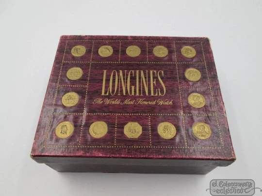 Longines Flagship. 18k yellow gold. 1950's. Strap. Box. Manual wind