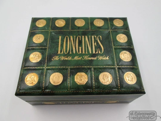 Longines Flagship. 18k yellow gold. 1950's. Strap. Box. Manual wind