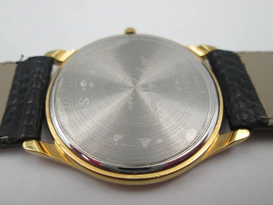Longines La Grande Classique unisex dress watch. Gold plated & stainless steel. Quartz