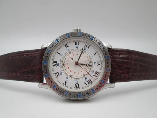 Longines Lindbergh Hour Angle. Acero inoxidable. Automático. Estuche. 2010
