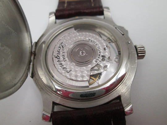 Longines Lindbergh Hour Angle. Acero inoxidable. Automático. Estuche. 2010