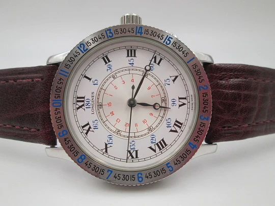 Longines Lindbergh Hour Angle. Acero inoxidable. Automático. Estuche. 2010