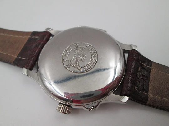 Longines Lindbergh Hour Angle. Acero inoxidable. Automático. Estuche. 2010