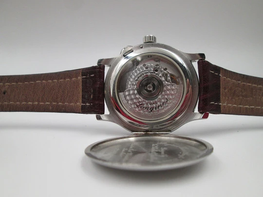 Longines Lindbergh Hour Angle. Acero inoxidable. Automático. Estuche. 2010