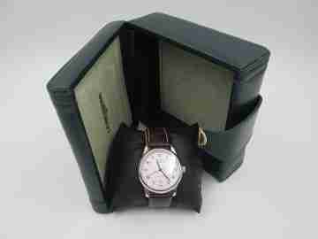 Longines Master Collection. Stainless steel. Automatic. Calendar. Strap. Box