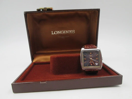 Longines Ultra Chron. Acero inoxidable. Automático. Calendario. Estuche. Suiza