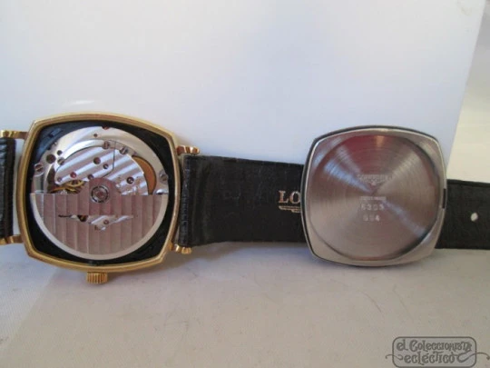 Longines. Acero / chapado oro 20 micras. Cuadrado. Automático. 1970