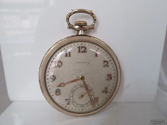 Longines. Lepine. Chapado oro 20 micras. 1930. Remontoir