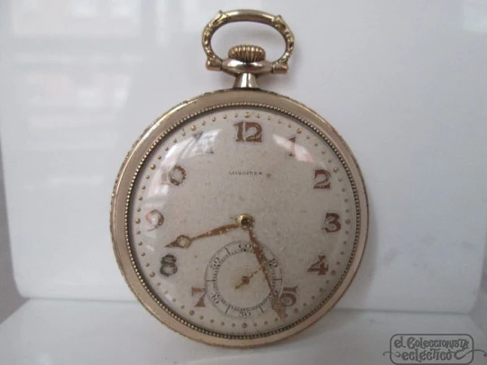 Longines. Lepine. Chapado oro 20 micras. 1930. Remontoir