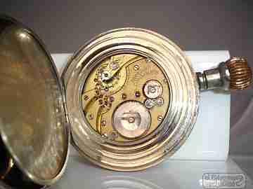 Longines. Nickel-plated metal. 1930. Stem-wind. Car dash-clock