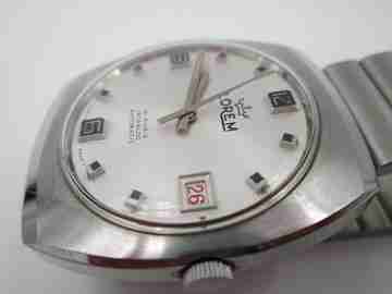 Lorem. Stainless steel. Automatic. Calendar. Bracelet. Swiss. 1970's