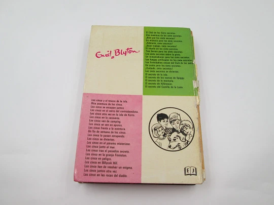 Los cinco se escapan. Enid Blyton. Libro ilustrado. Editorial Juventud, 1971