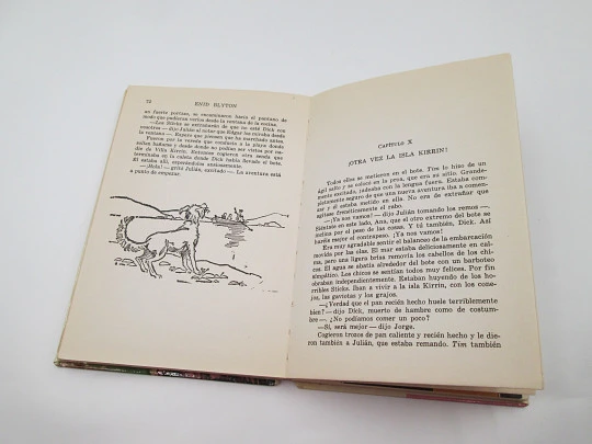 Los cinco se escapan. Enid Blyton. Libro ilustrado. Editorial Juventud, 1971