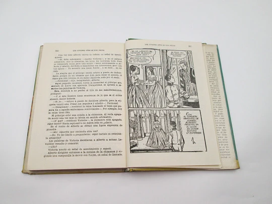 Los jóvenes años de una reina. Libro ilustrado. Colección Historias. Bruguera, 1958