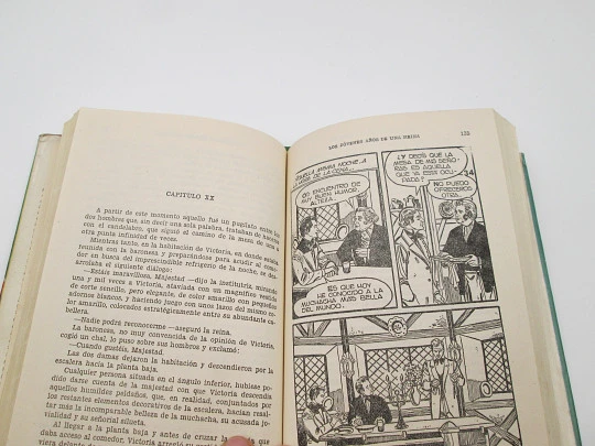 Los jóvenes años de una reina. Libro ilustrado. Colección Historias. Bruguera, 1958