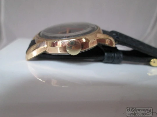 Luga. 1960's. Gold plated 20 microns / stainless steel. Manual wind