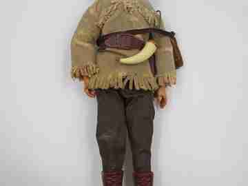 Madelman first generation five figures and accessories collection. 1970's. Spain