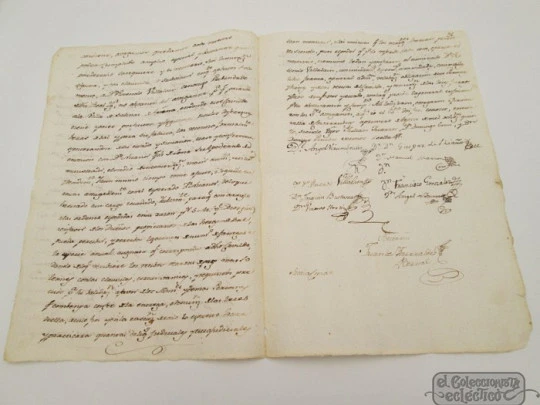 Manuscript 1815. Canon power. 2 pages. Two tax seals