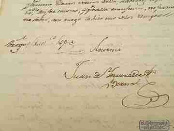 Manuscript 1818. Testament. Two tax seals. Covarrubias
