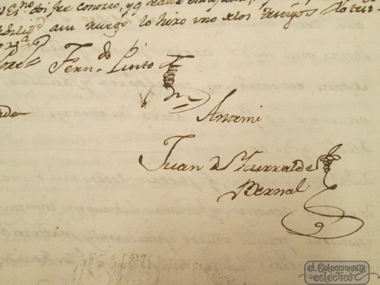 Manuscript 1818. Tomás Subiñas testament. Two tax seals