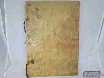Manuscript. 1758. Census contract. Vélez. Parchment covers. 166 pages