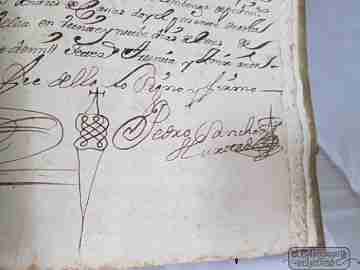 Manuscript. 1758. Census contract. Vélez. Parchment covers. 166 pages