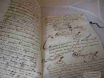Manuscript. 1775. Census redeem. Work Pious. Parchment covers
