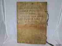 Manuscrito. Títulos de censo. 1758. Vélez. Tapas pergamino