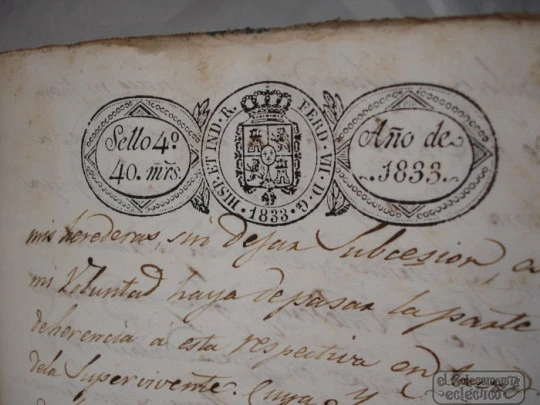 Manuscrito. Títulos vivienda. Sevilla. 1725-1848. Pergamino