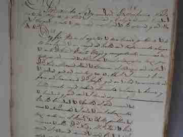 Manuscrito. Títulos vivienda. Sevilla. 1725-1848. Pergamino