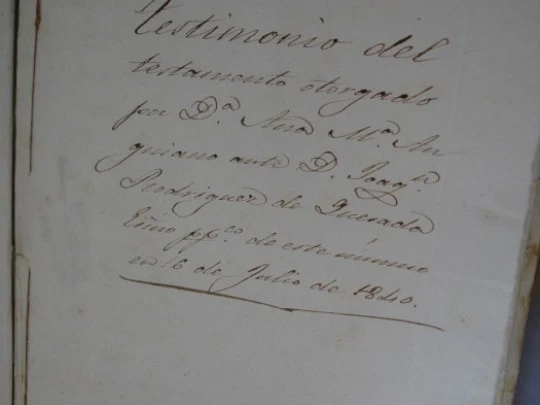 Manuscrito. Títulos vivienda. Sevilla. 1725-1848. Pergamino