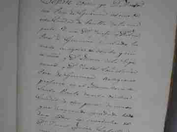 Manuscrito. Títulos vivienda. Sevilla. 1725-1848. Pergamino