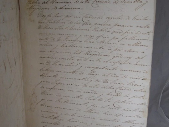 Manuscrito. Títulos vivienda. Sevilla. 1725-1848. Pergamino