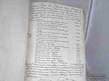 Manuscrito. Venta judicial casa. 1750. Málaga. Tapas pergamino