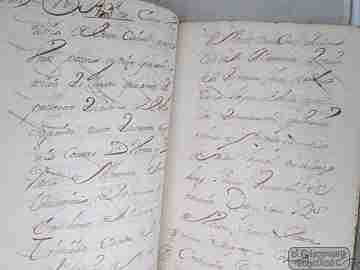 Manuscrito. Venta judicial casa. 1750. Málaga. Tapas pergamino