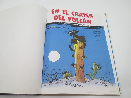 Marsupilami 4, en el cráter del volcán. Tapas duras a color. Salvat Editores, 2002