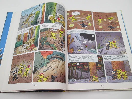Marsupilami 4, en el cráter del volcán. Tapas duras a color. Salvat Editores, 2002