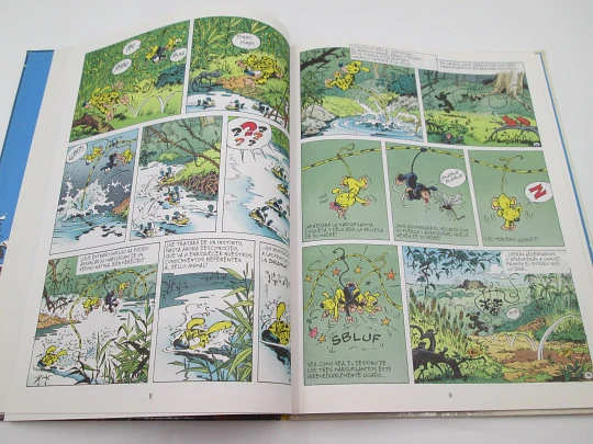 Marsupilami 4, en el cráter del volcán. Tapas duras a color. Salvat Editores, 2002