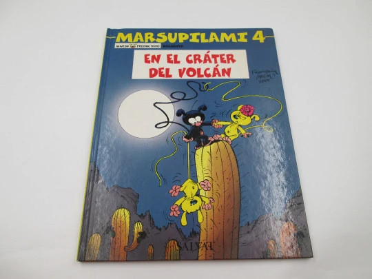 Marsupilami 4, en el cráter del volcán. Tapas duras a color. Salvat Editores, 2002