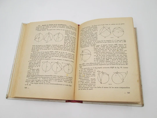 Matemáticas elementales: aritmética y geometría. Alfonso Gironza. Tapas duras. 1940