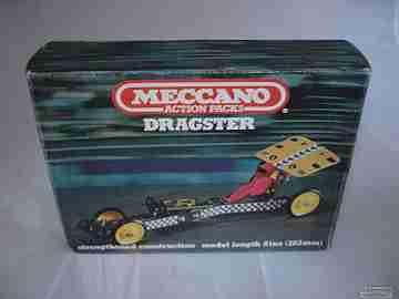 Meccano toy. Action Packs. 1980. Dragster. UK. Original box