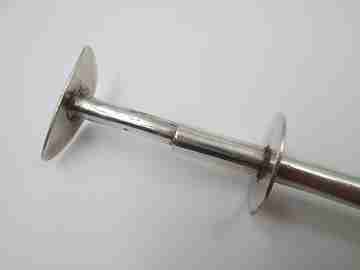 Mechanical fork / clamp for serving bread. 925 sterling silver. 1950's. Spain