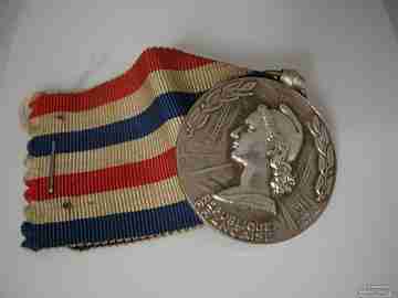 Medal of Honor. French railways. 1960. Silver. Georges Guiraud